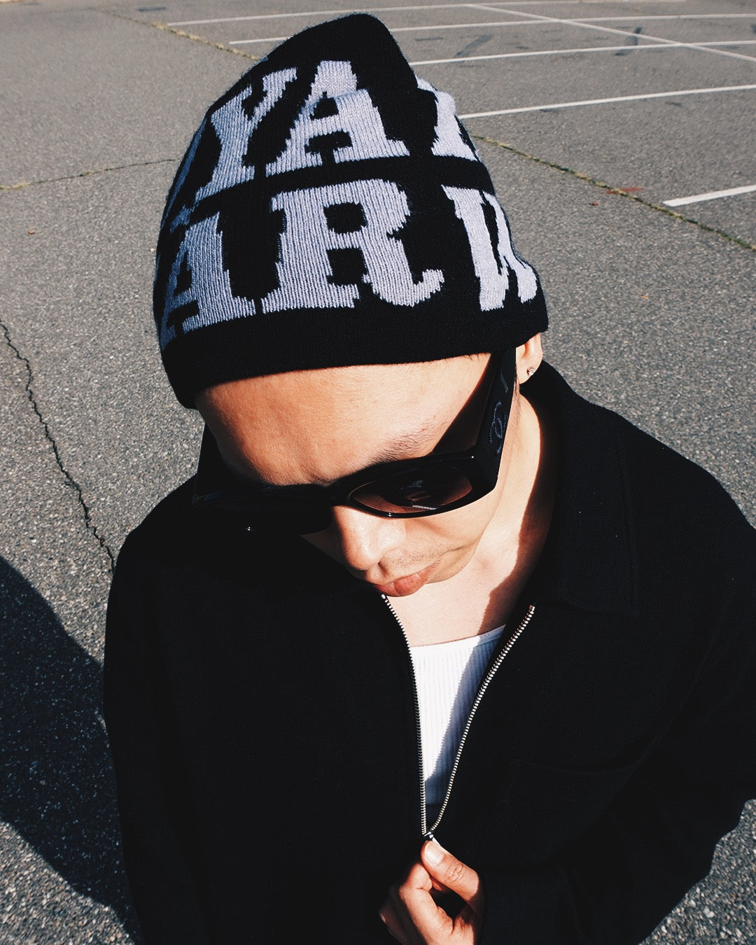 Kuyawear Skull Cap Beanie (Black/Grey)