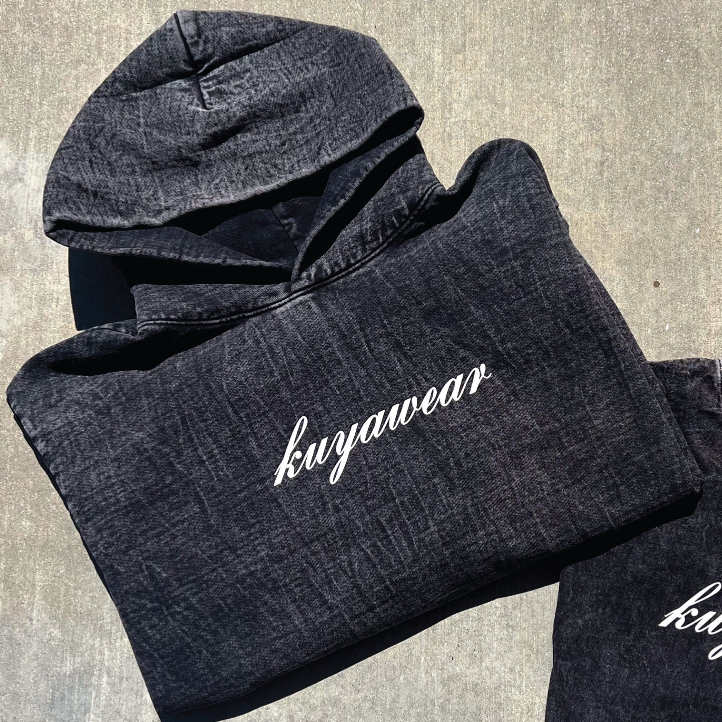 Kuyawear Signature Hoodie (Mineral Black)