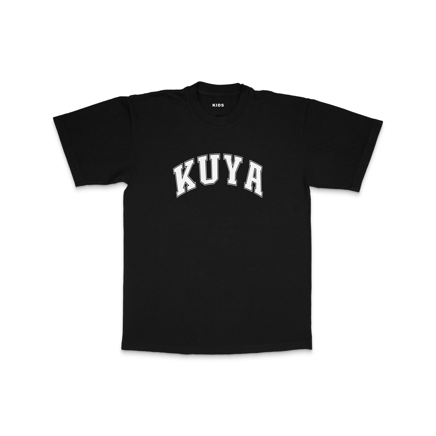 Kids Kuya Collegiate T-Shirt (Black)