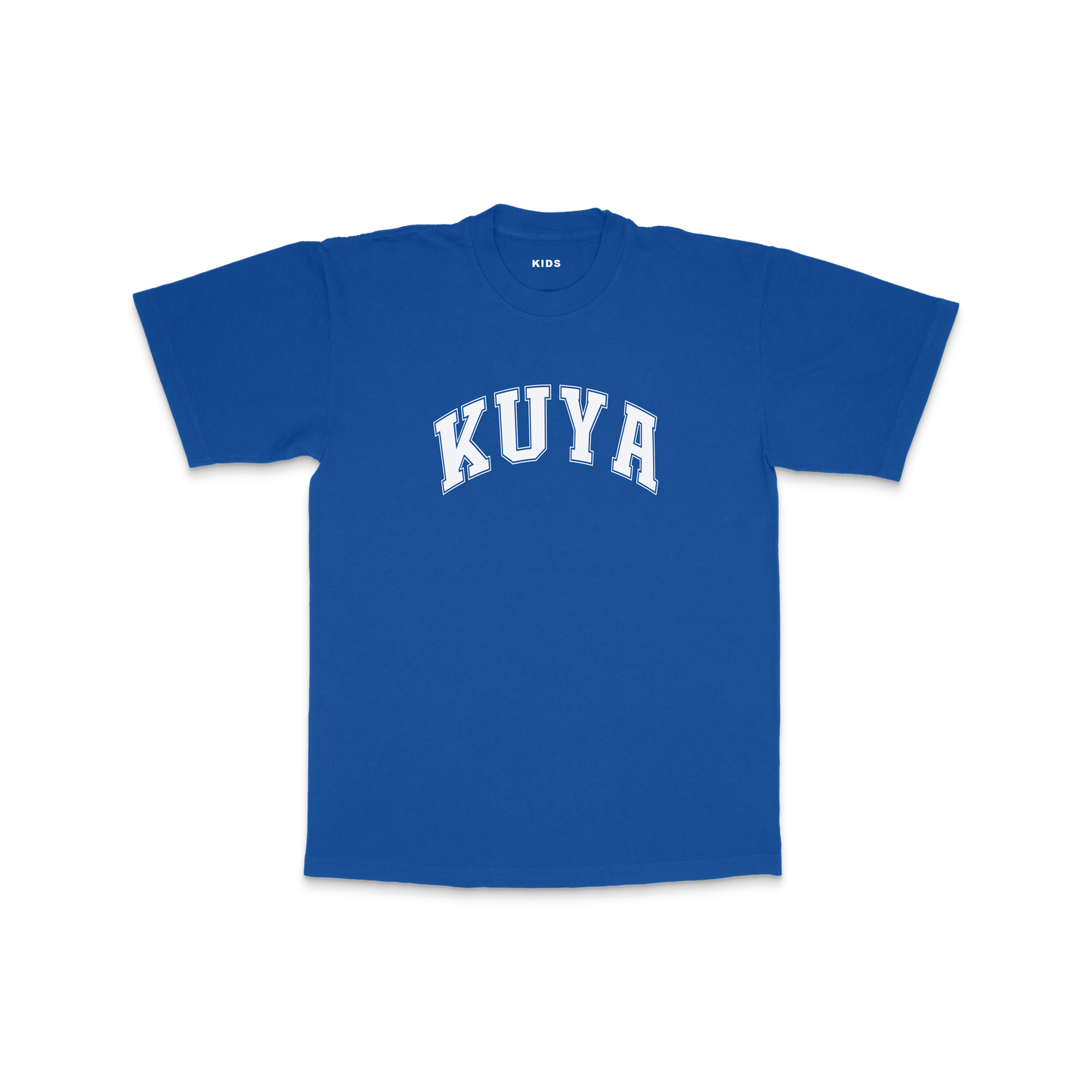 Kids Kuya Collegiate T-Shirt (Cobalt Blue)