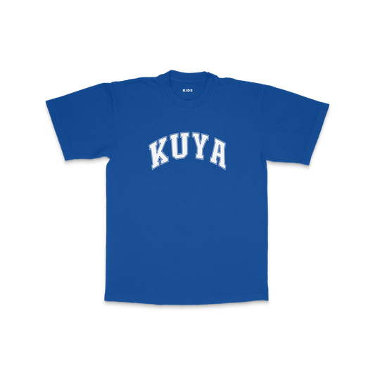 Kids Kuya Collegiate T-Shirt (Cobalt Blue)