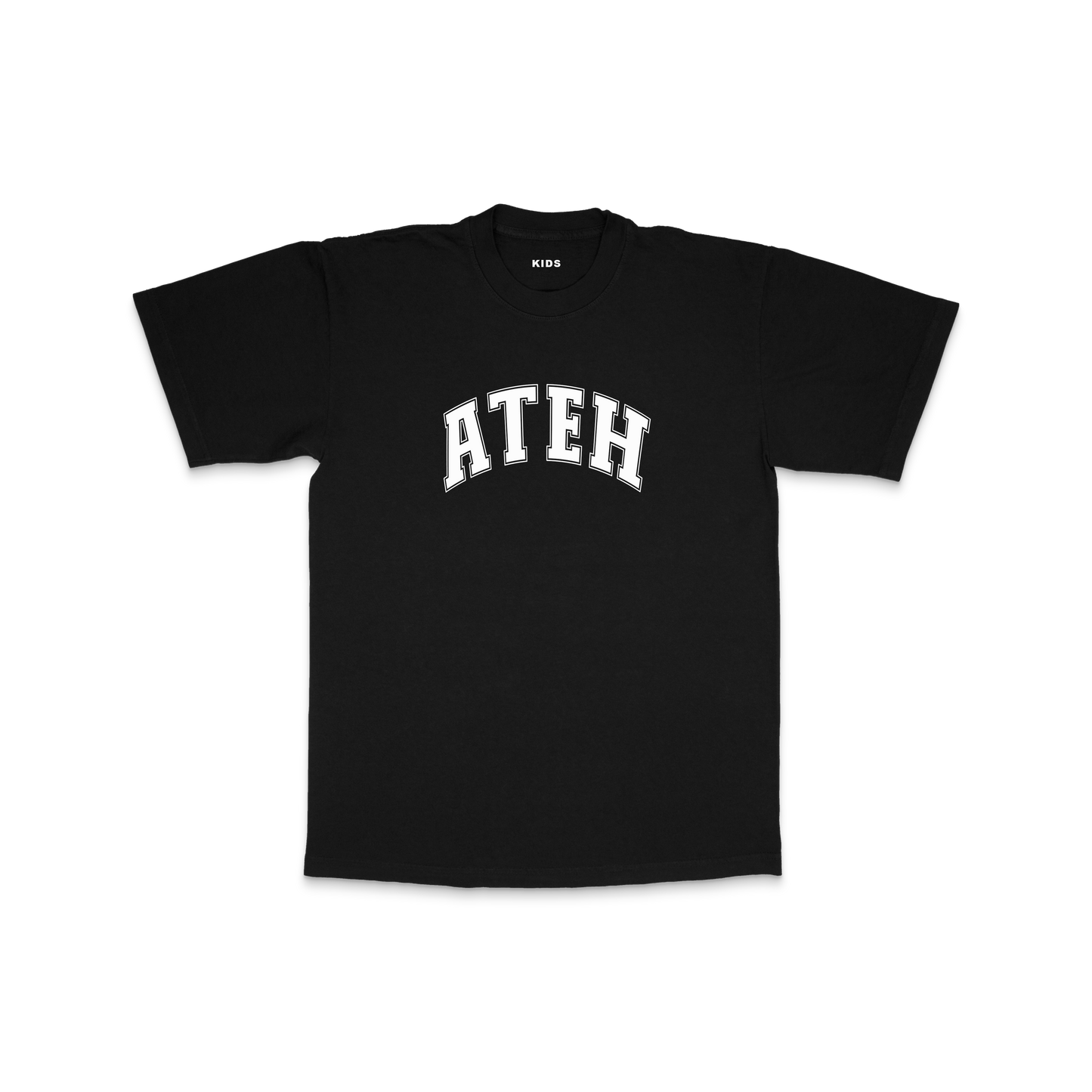Kids Ateh Collegiate T-Shirt (Black)