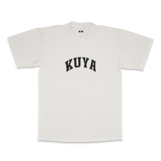 Kuya Collegiate T-Shirt (Off-White)
