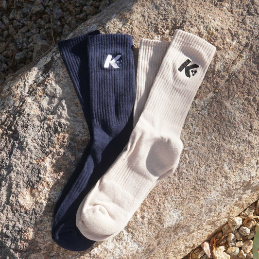 K Star Crew Socks (2 Pack)