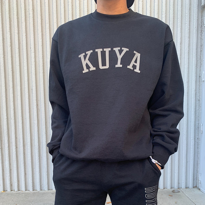 Kuya Reflective Crewneck Sweater (Black) – Kuyawear